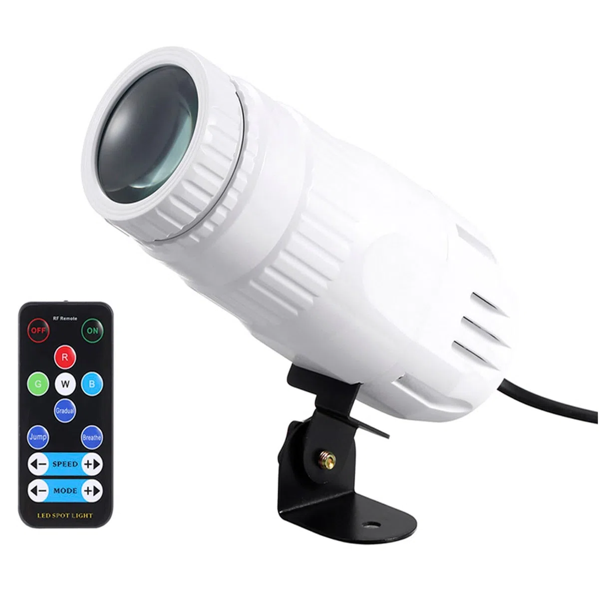 Lixada LED Pin Spot Regolabile Lrisblende Faro, Par-luce pubblicitaria luce da palcoscenico Spot Light Pinspot palcoscenico illuminazione effetto luce per matrimonio Disco Party