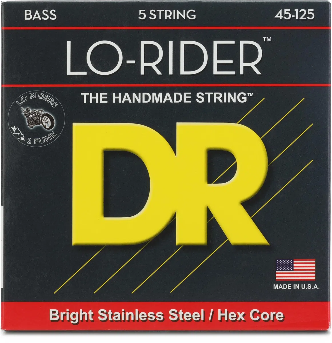 DR Strings MH5-45 Lo Riders Corde per basso (45-125)