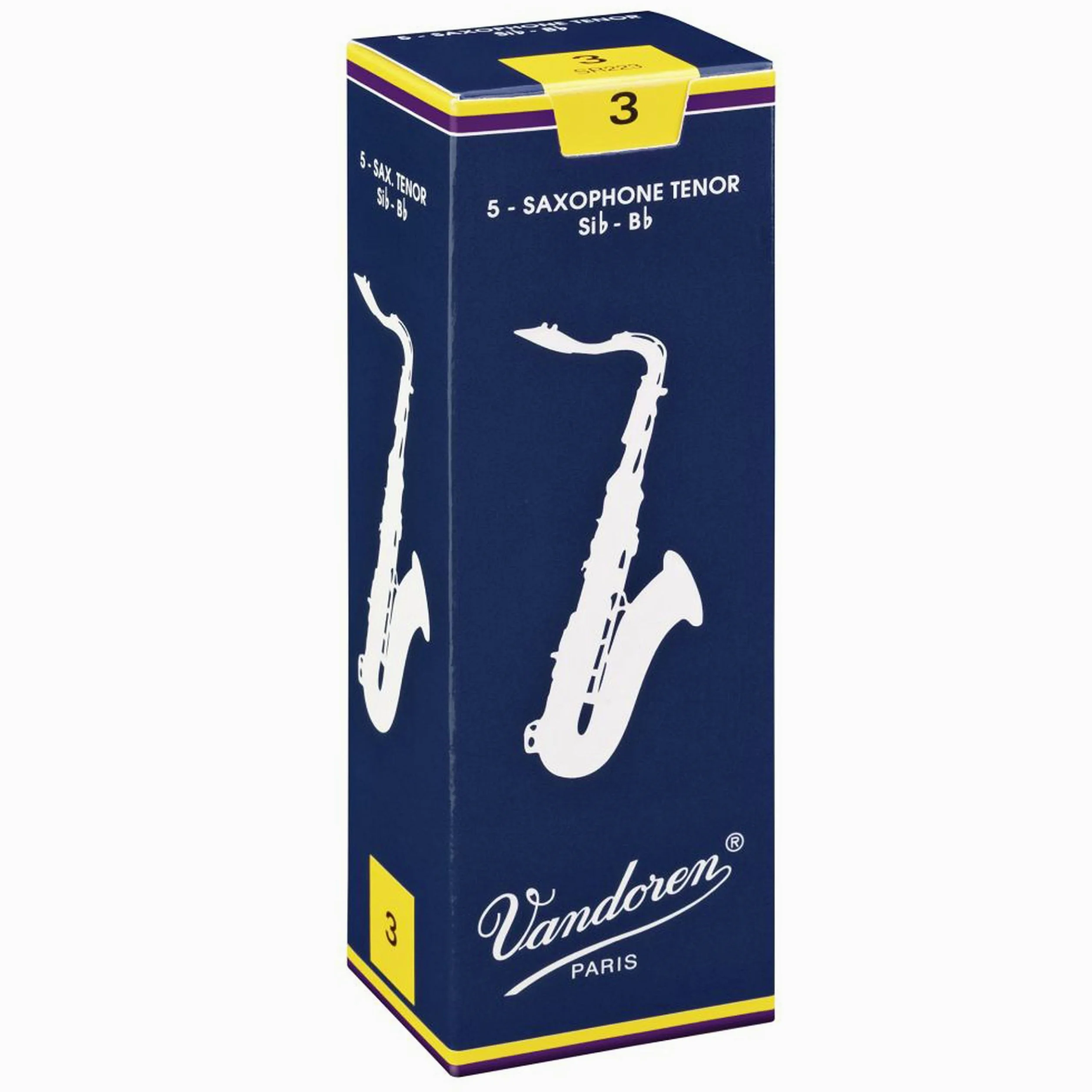 Vandoren Traditionnelles Boite de 5 Anches Saxophone Tenor n.3
