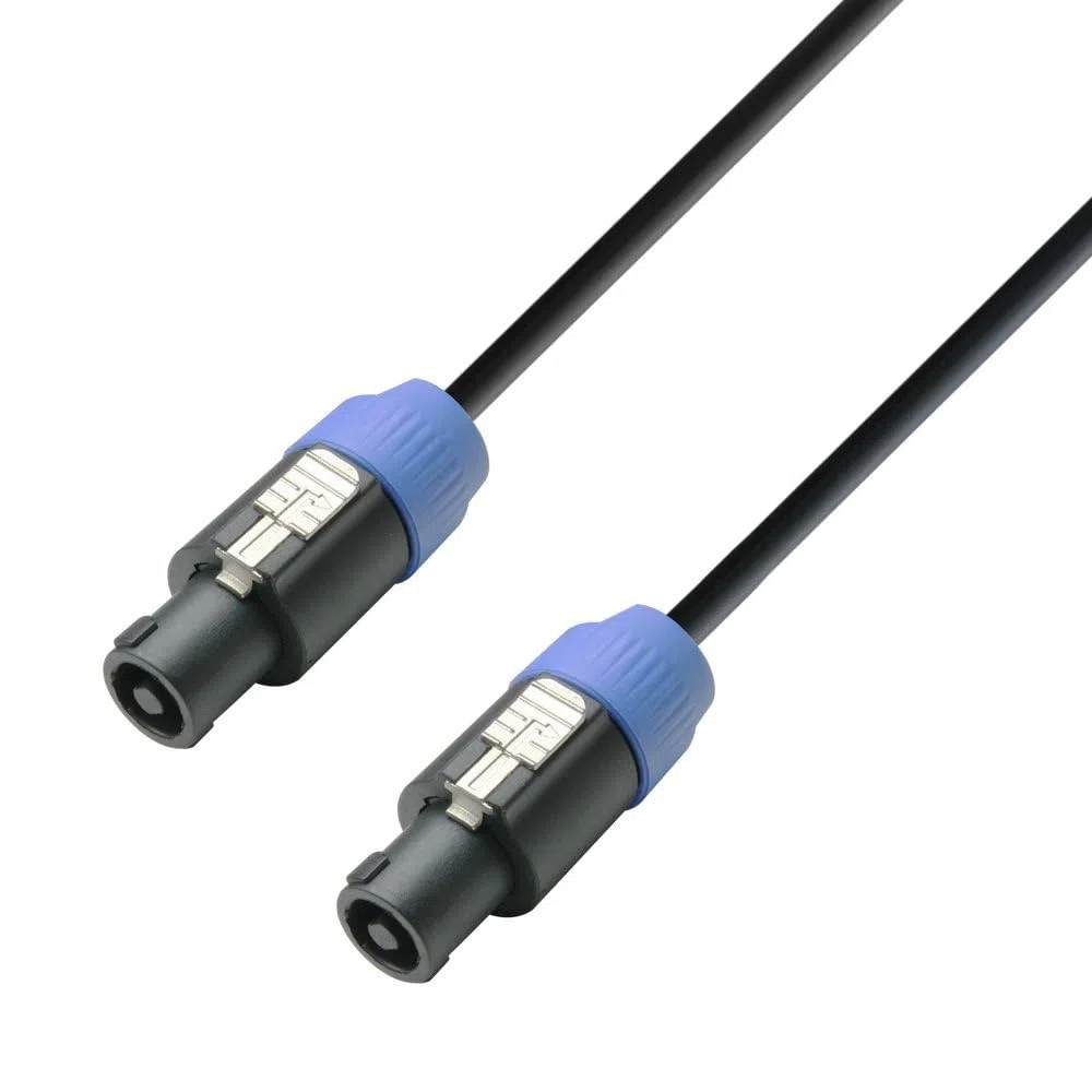 Adam Hall Cables 3 STAR S225 SS 1000 - Cavo per altoparlanti 2 x 2,5 mm² connettore per altoparlanti a 4 poli 10 m
