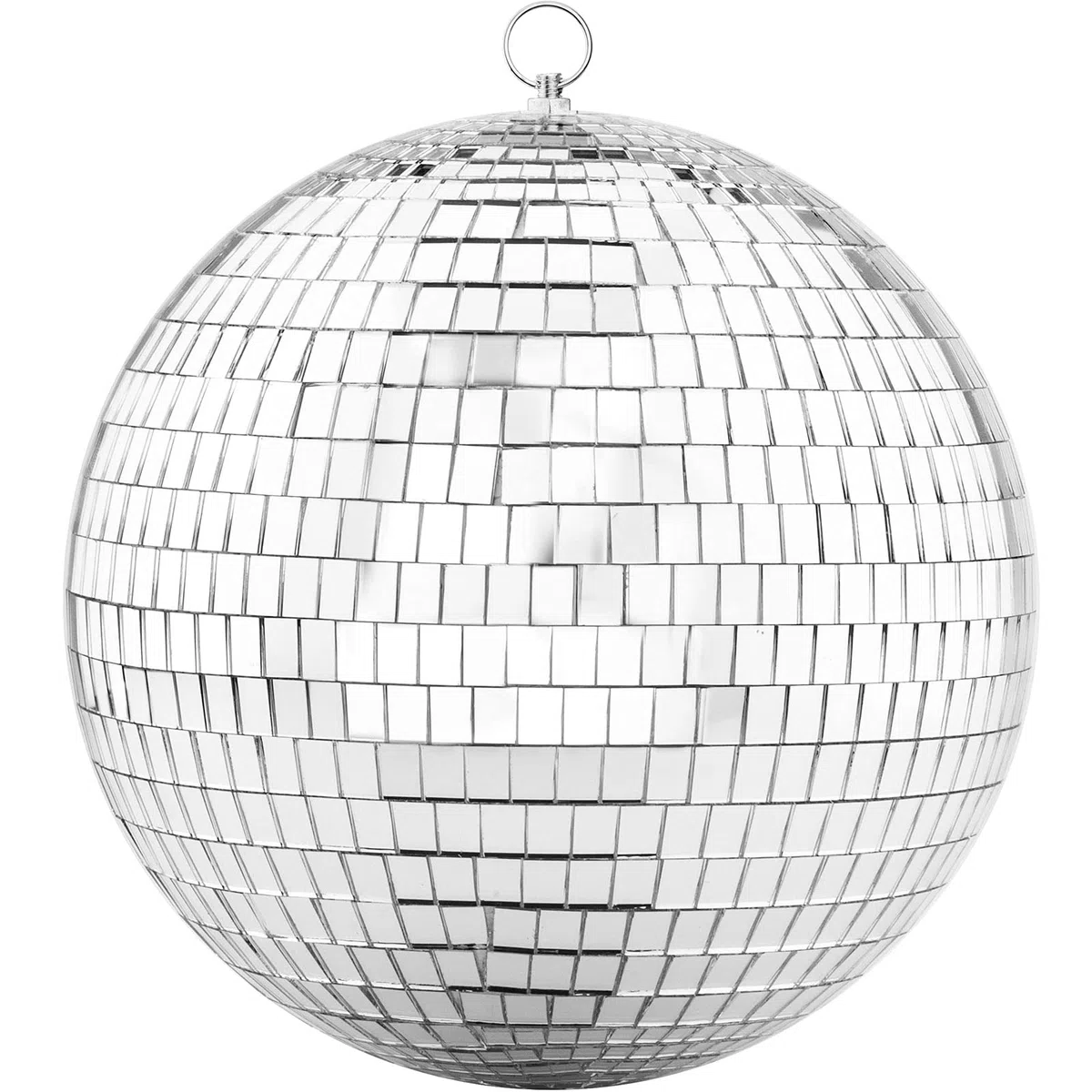 palla da discoteca a specchio con anello sospeso, 200 mm Strobosfere, sfera glitterata , ideale per feste o danze dj