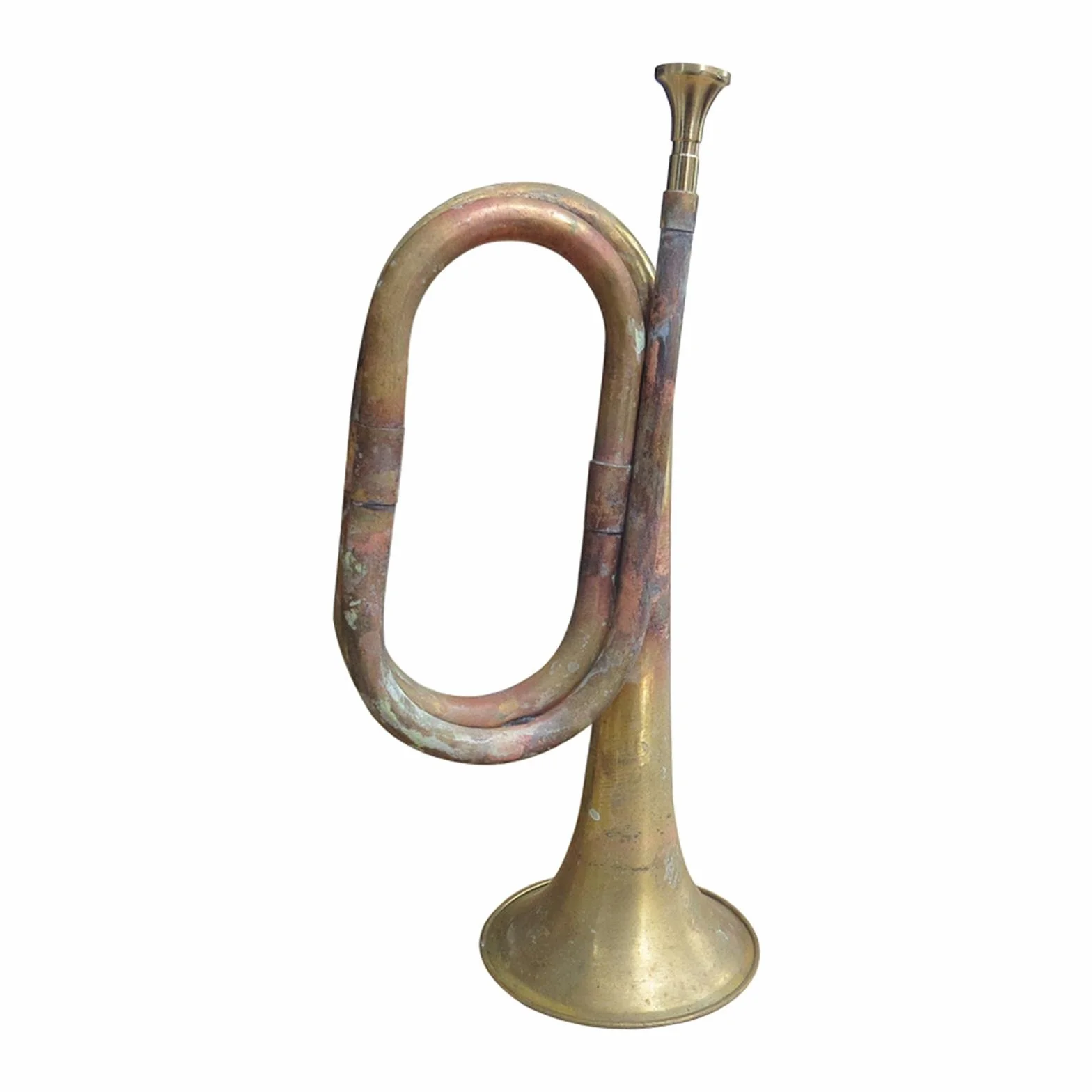 Tromba da marcia per tromba di cavalleria, stile classico retrò, tromba in rame massiccio e ottone, tromba che soffia per orchestra di bande