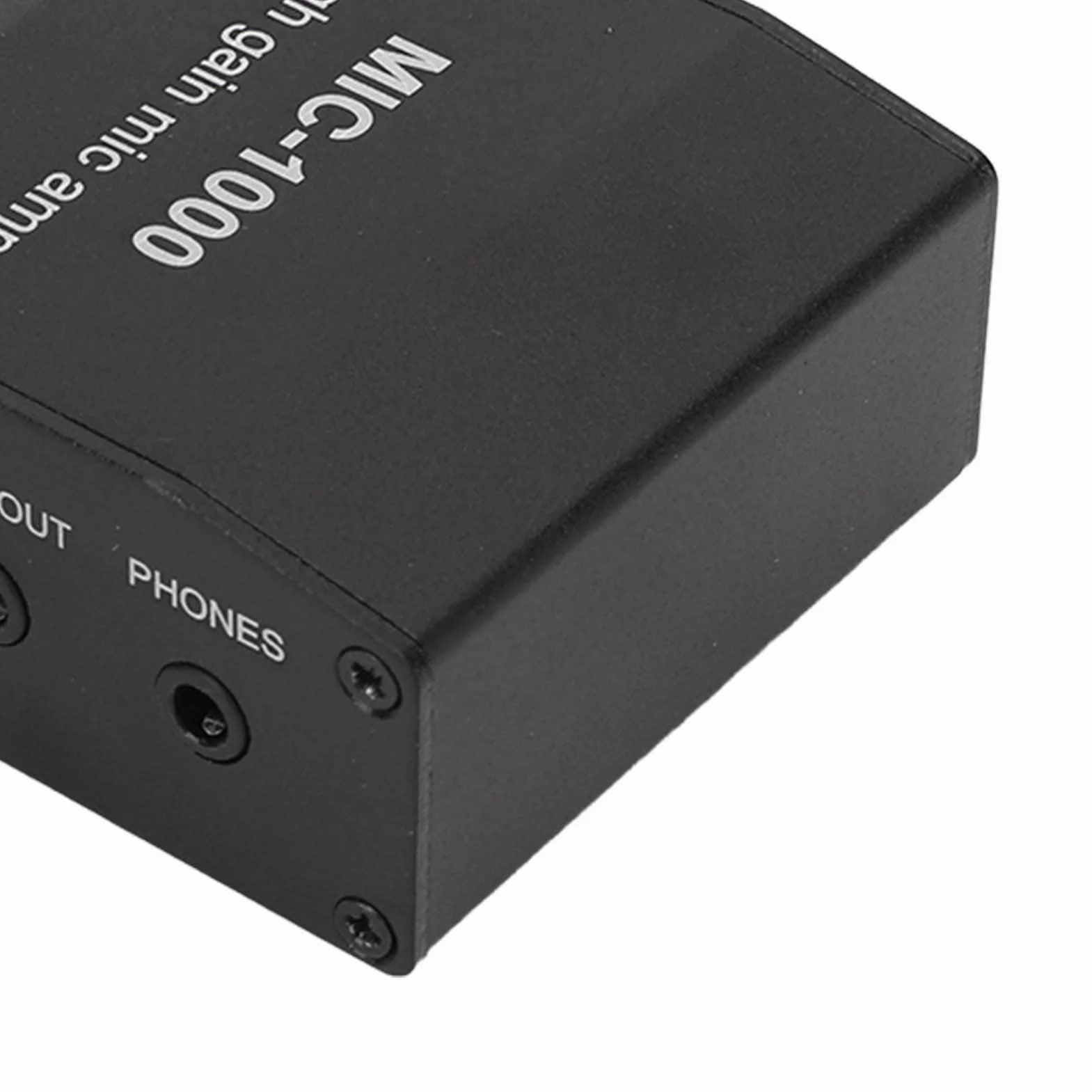 Amplificatore Microfonico MIC-1000, Preamplificatore Microfonico Piccolo, Preamplificatore Microfonico, per Podcast, Registrazione Live Streaming, Interfaccia 3,5 Mm,