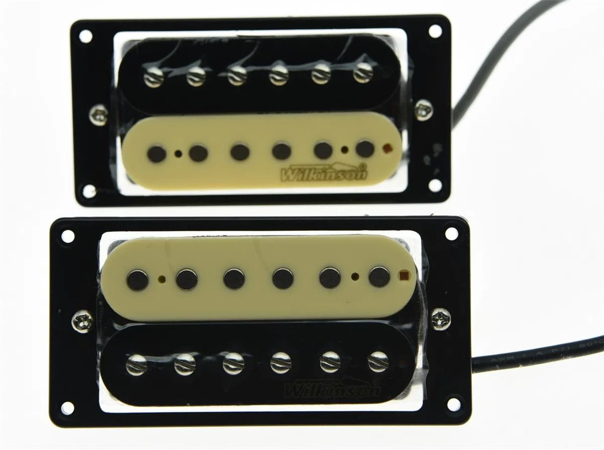 Wilkinson Zebra Pickup di tipo humbucker per chitarra, set di 2