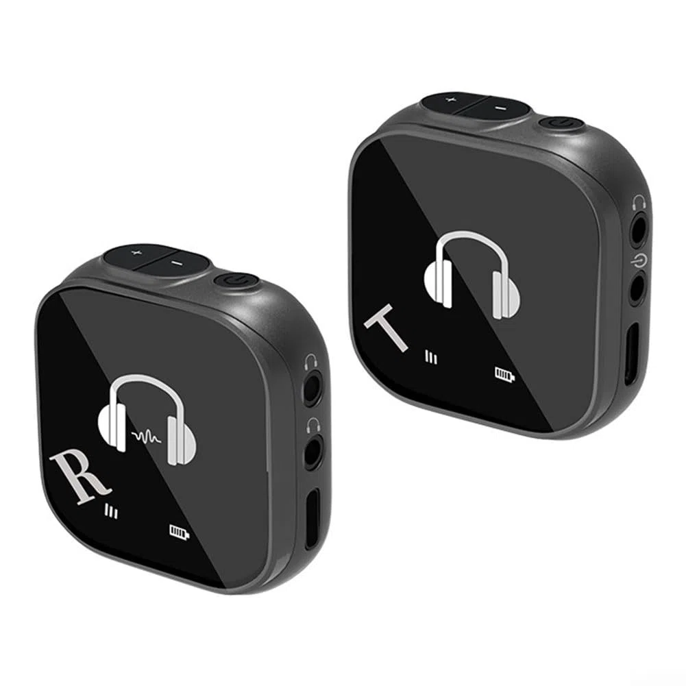 Auricolari senza fili 5.8G In Ear Monitor, Trasmettitore Professionale Ricevitore Wireless Cuffie, Fase