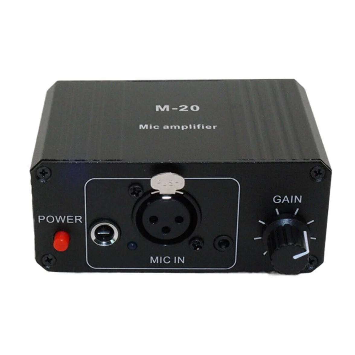 Preamplificatore Per Microfono, Amplificatore Per Microfono Ad Alto Guadagno Da 48 V Con Alimentazione Phantom E Uscita XLR