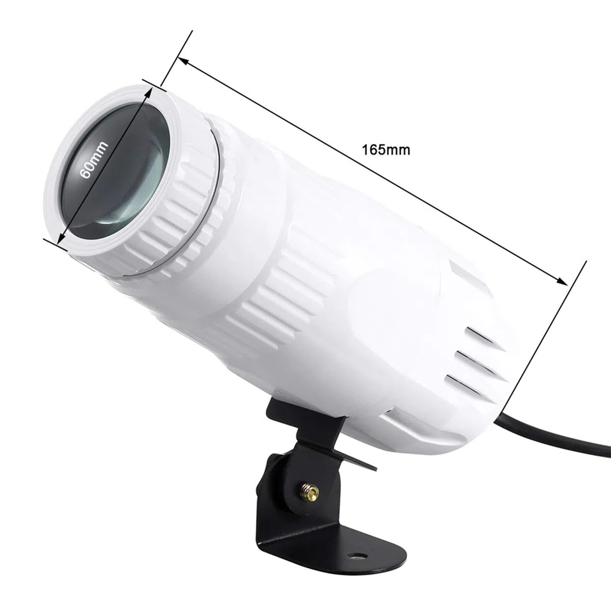 Lixada LED Pin Spot Regolabile Lrisblende Faro, Par-luce pubblicitaria luce da palcoscenico Spot Light Pinspot palcoscenico illuminazione effetto luce per matrimonio Disco Party