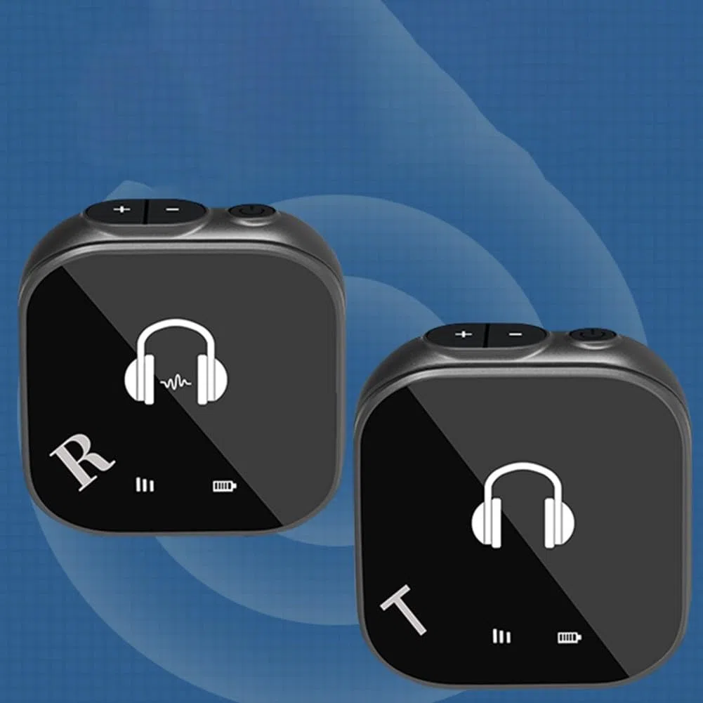 Auricolari senza fili 5.8G In Ear Monitor, Trasmettitore Professionale Ricevitore Wireless Cuffie, Fase