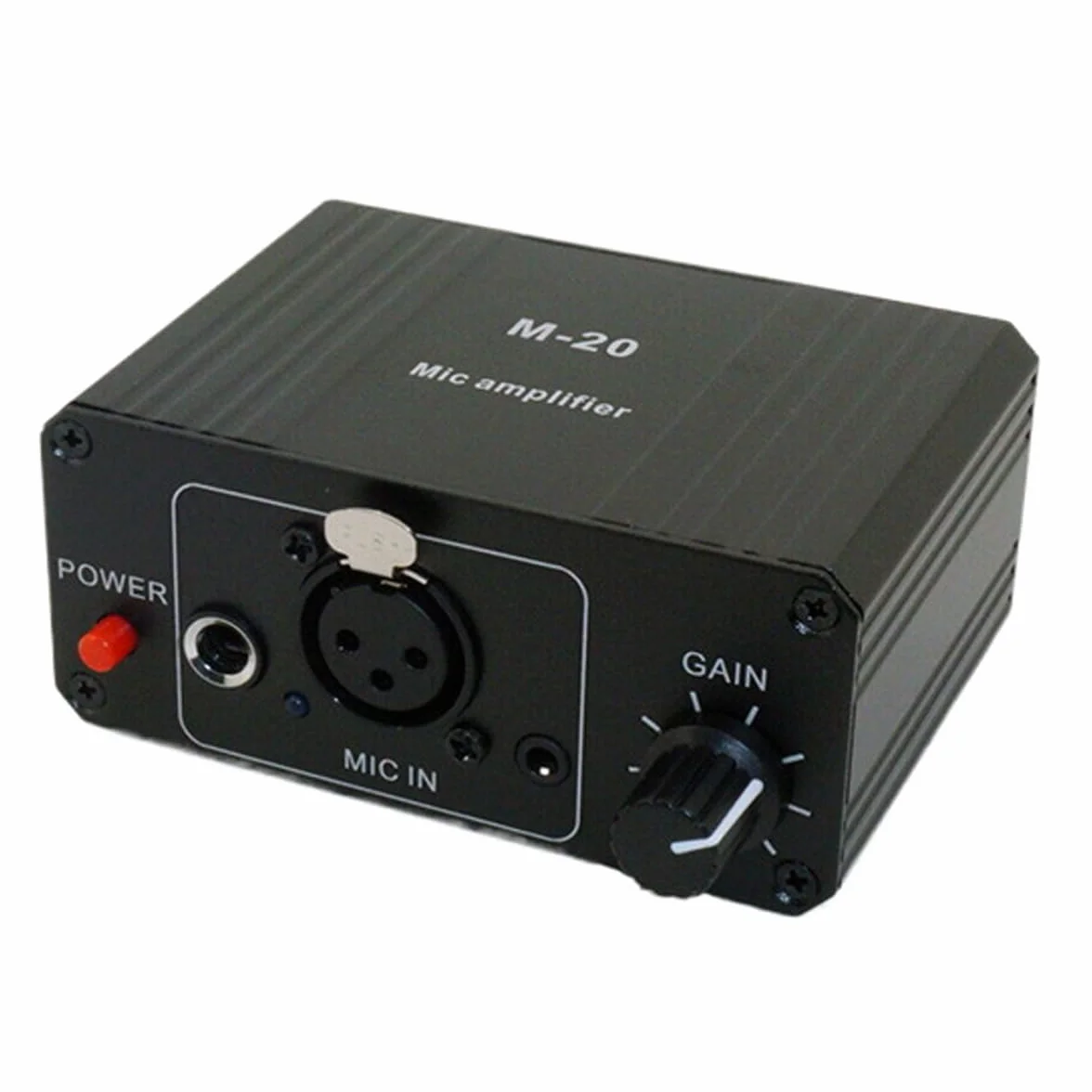 Preamplificatore Per Microfono, Amplificatore Per Microfono Ad Alto Guadagno Da 48 V Con Alimentazione Phantom E Uscita XLR