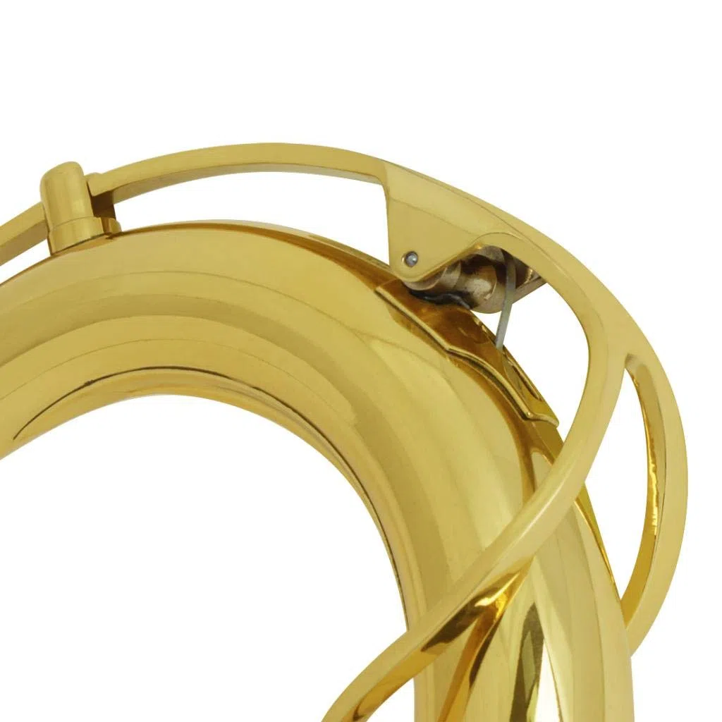 Sassofono Tenore Sax a Collo Baritono e Flat in Ottone Laccato Oro - Sharplace 1 Pezzo