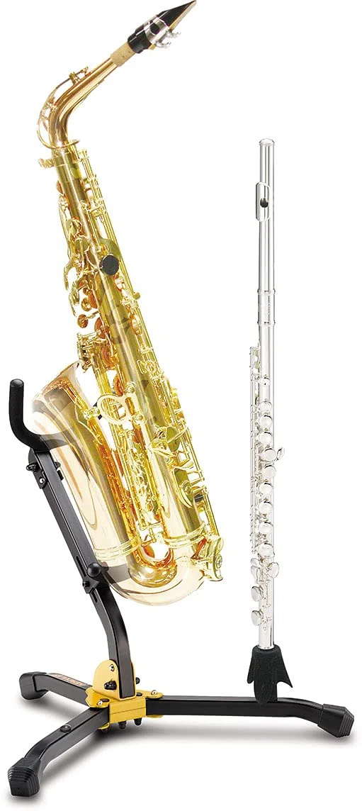 Hercules DS532BB Stand for 1x Alto/Tenor Saxophone and 1x Clarinet/Flute with Bag