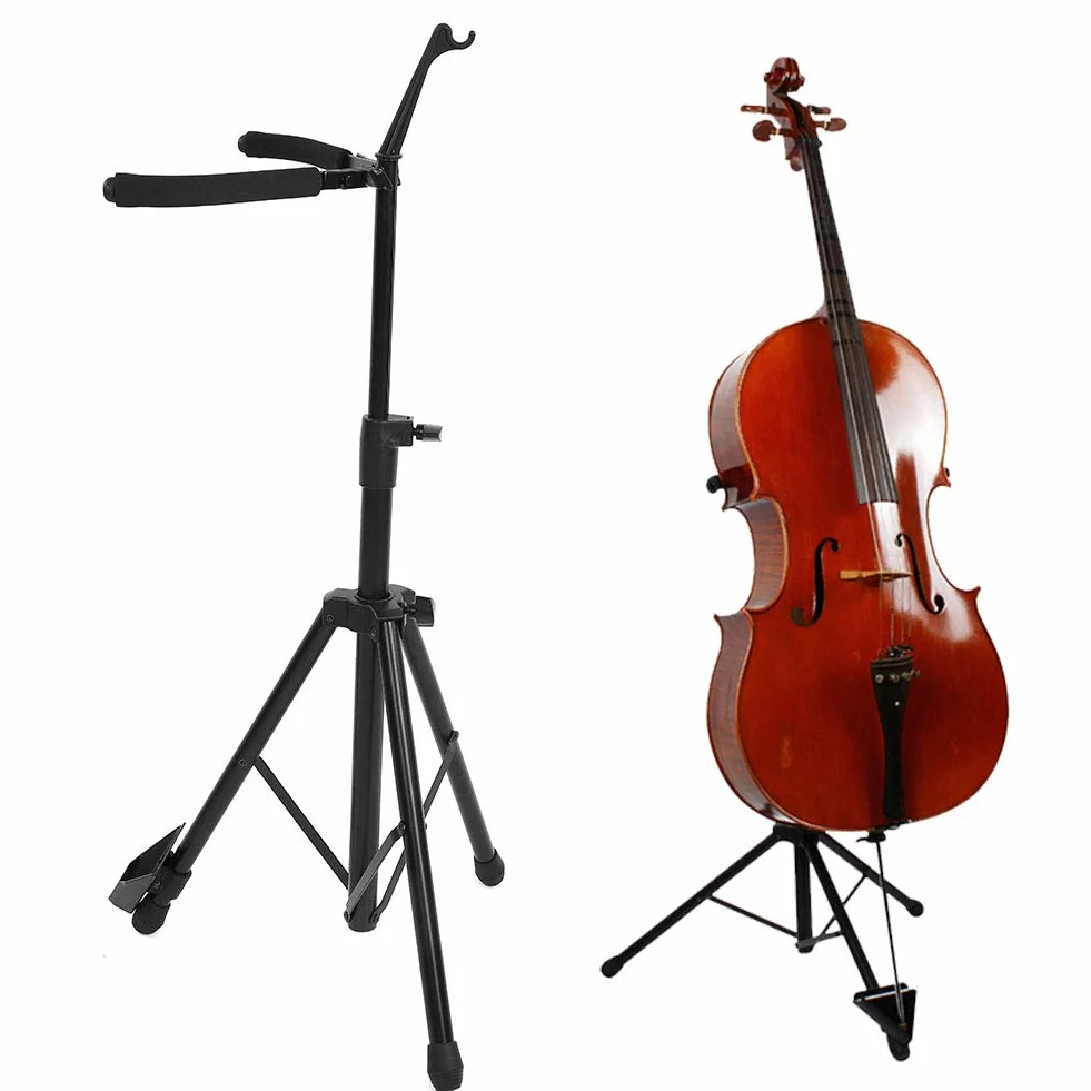 Supporto per Violoncello, Supporto Universale per Violoncello, Supporto per Chitarra Pieghevole, Treppiede Regolabile in Altezza, Supporto per Strumenti per Chitarra,