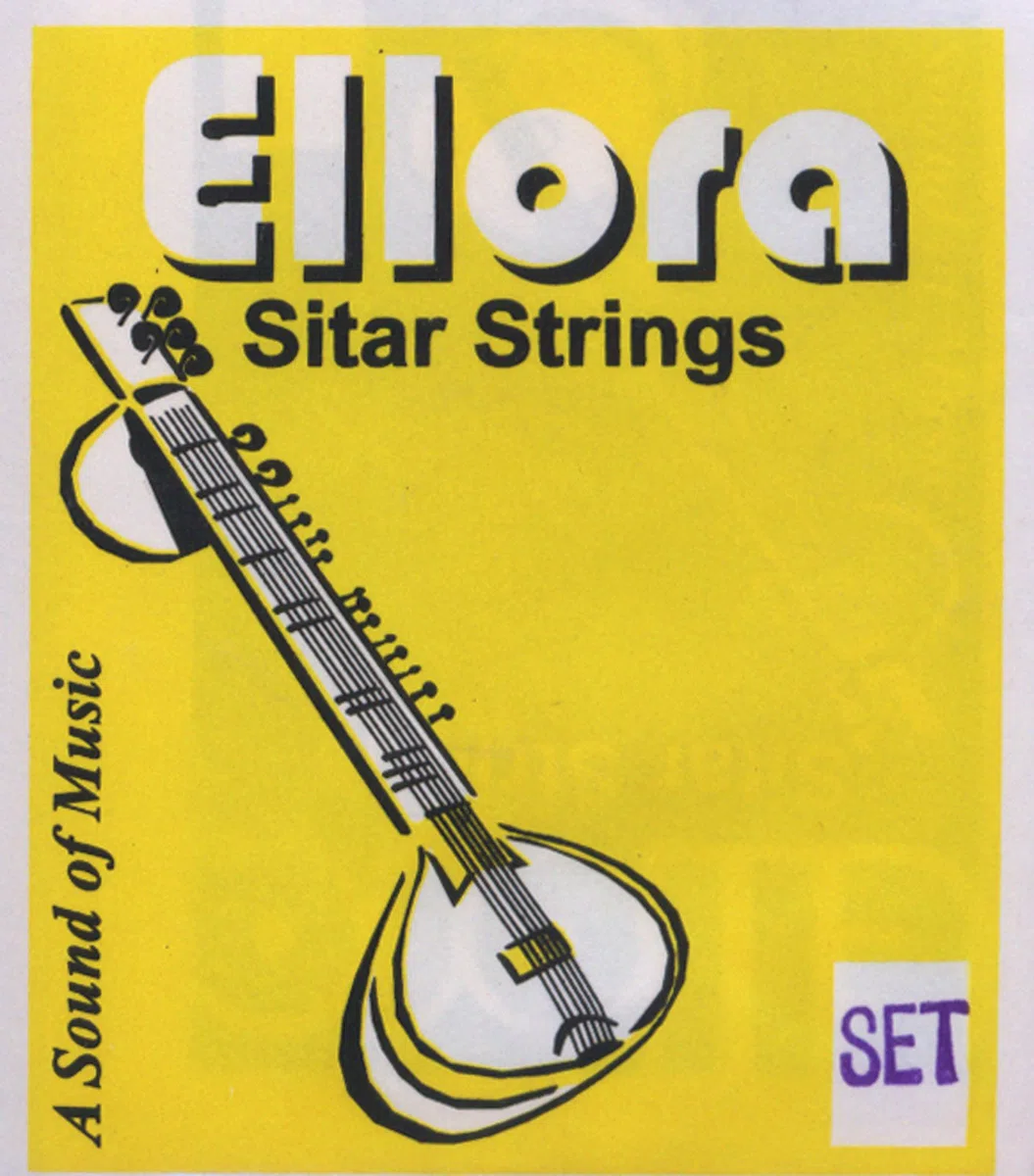 Corde per Sitar, Ellora Roselu, set completo con corde Sympathetic (Tarabh)