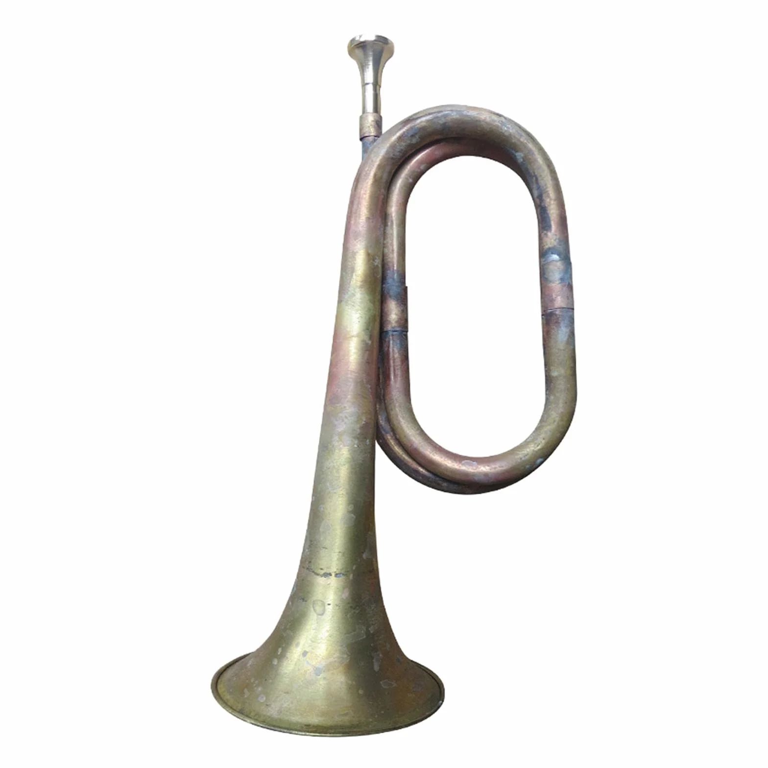 Tromba da marcia per tromba di cavalleria, stile classico retrò, tromba in rame massiccio e ottone, tromba che soffia per orchestra di bande
