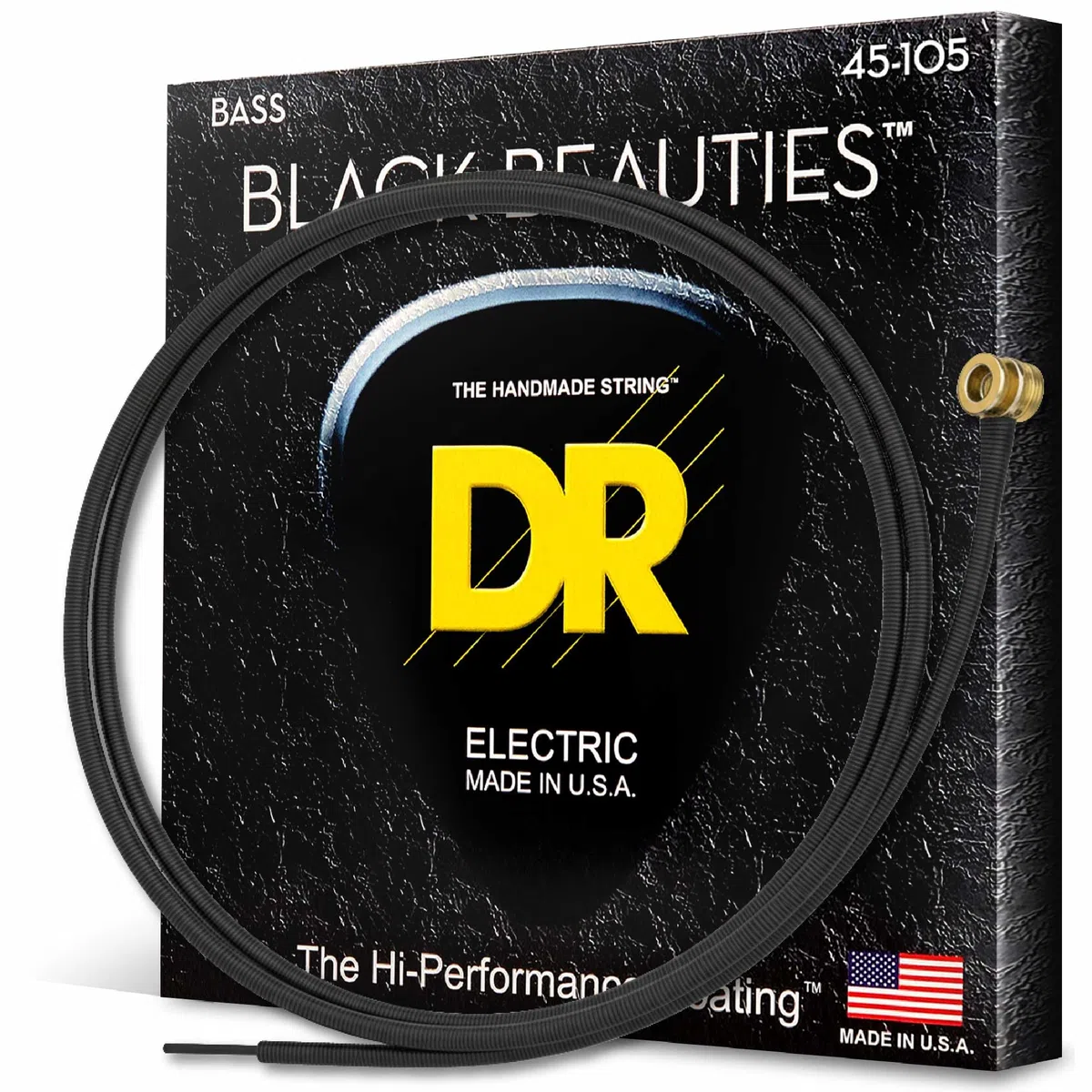 DR Strings BKB-45 Corde per basso Black Beauties (45-105)