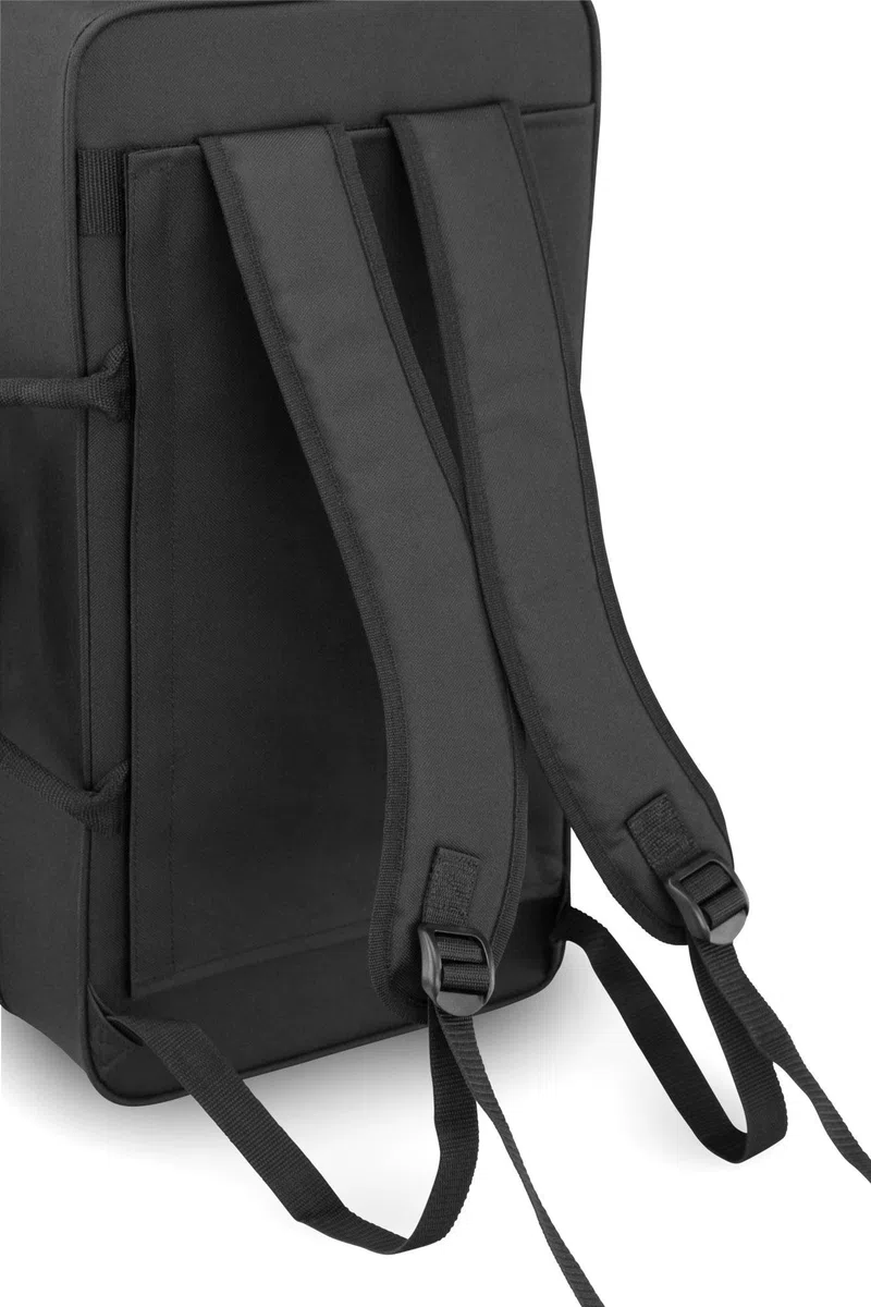 Classic Cantabile TRB-2 Custodia per 2 Trombe (Light-case per trombe jazz/valvole a pompa, ampie tasche esterne, funzione zaino) nero