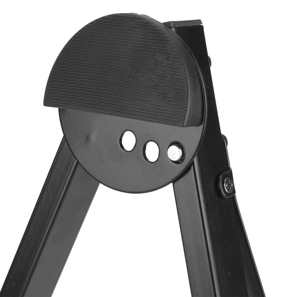 Supporto per Violoncello,Pieghevole,con il cuscinetto in schiuma,in acciaio,nero,35,5 x 30,5 x 40 cm,per funzionare a casa,chiese,display, prestazioni