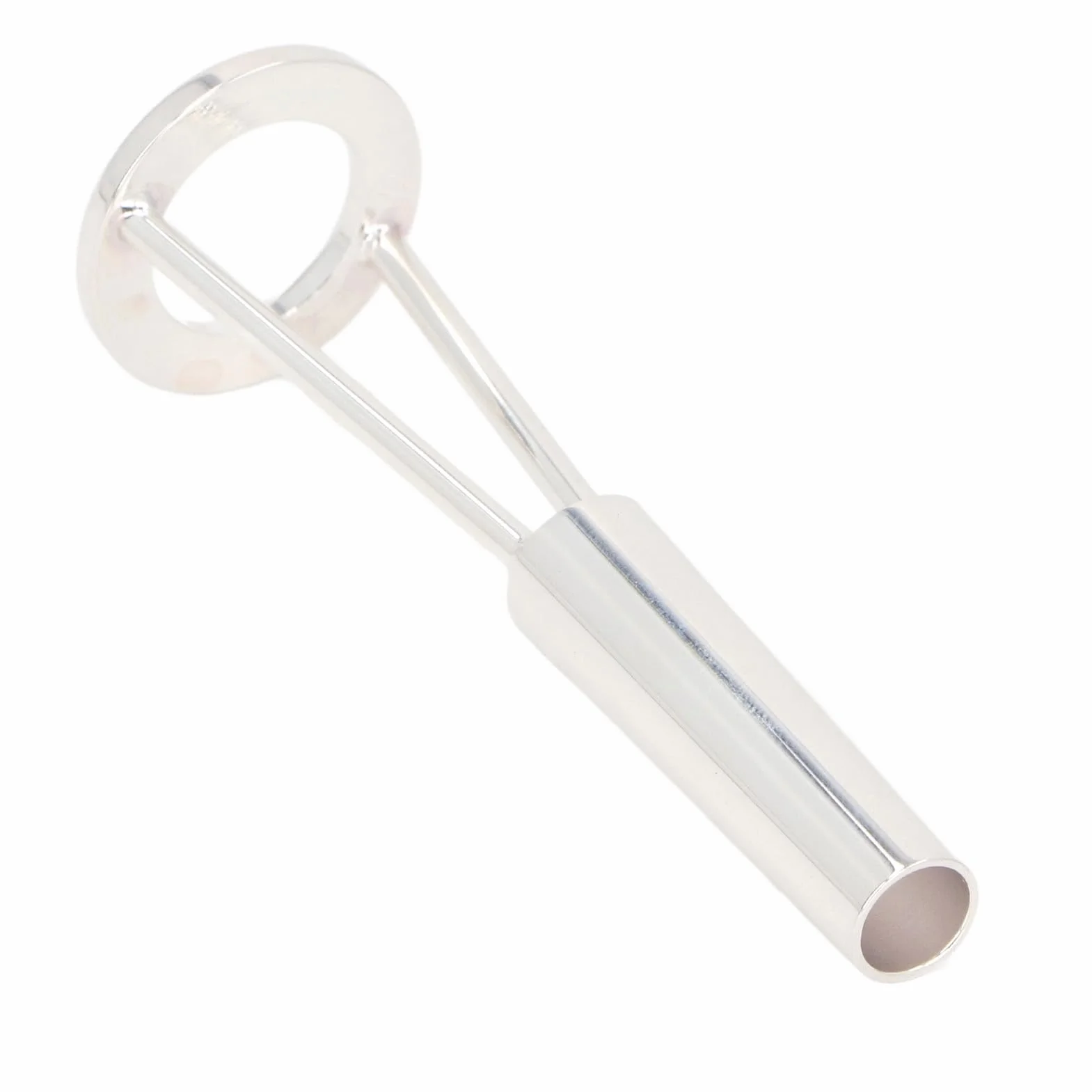 Allenatore per Bocchino per Tromba, Dispositivo per Allenamento per Imboccatura Cava in Metallo Costruttore di Muscoli per Labbra Correttore per la Forma della Bocca