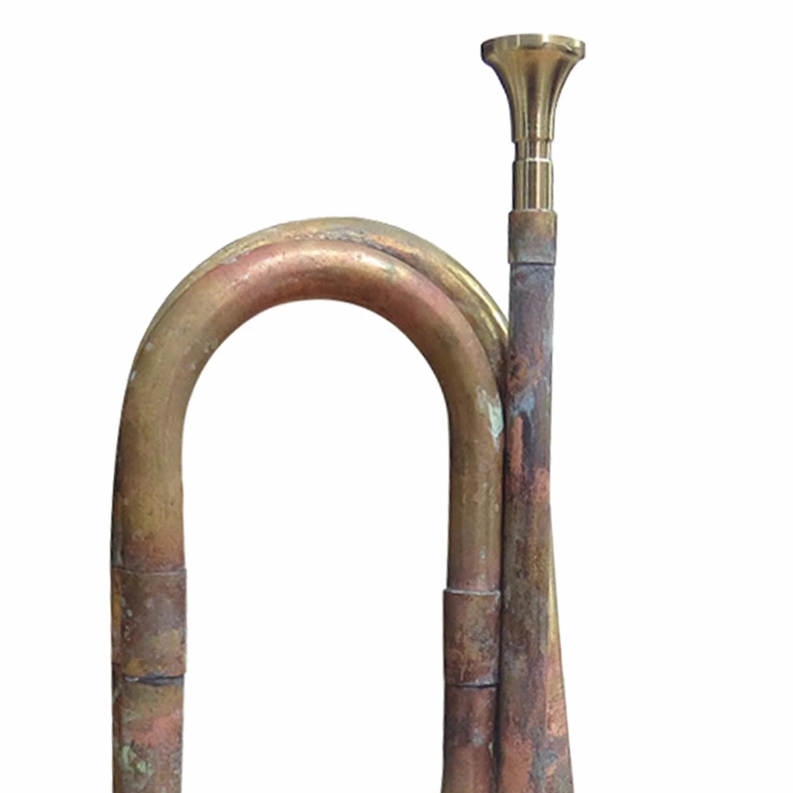 Tromba da marcia per tromba di cavalleria, stile classico retrò, tromba in rame massiccio e ottone, tromba che soffia per orchestra di bande