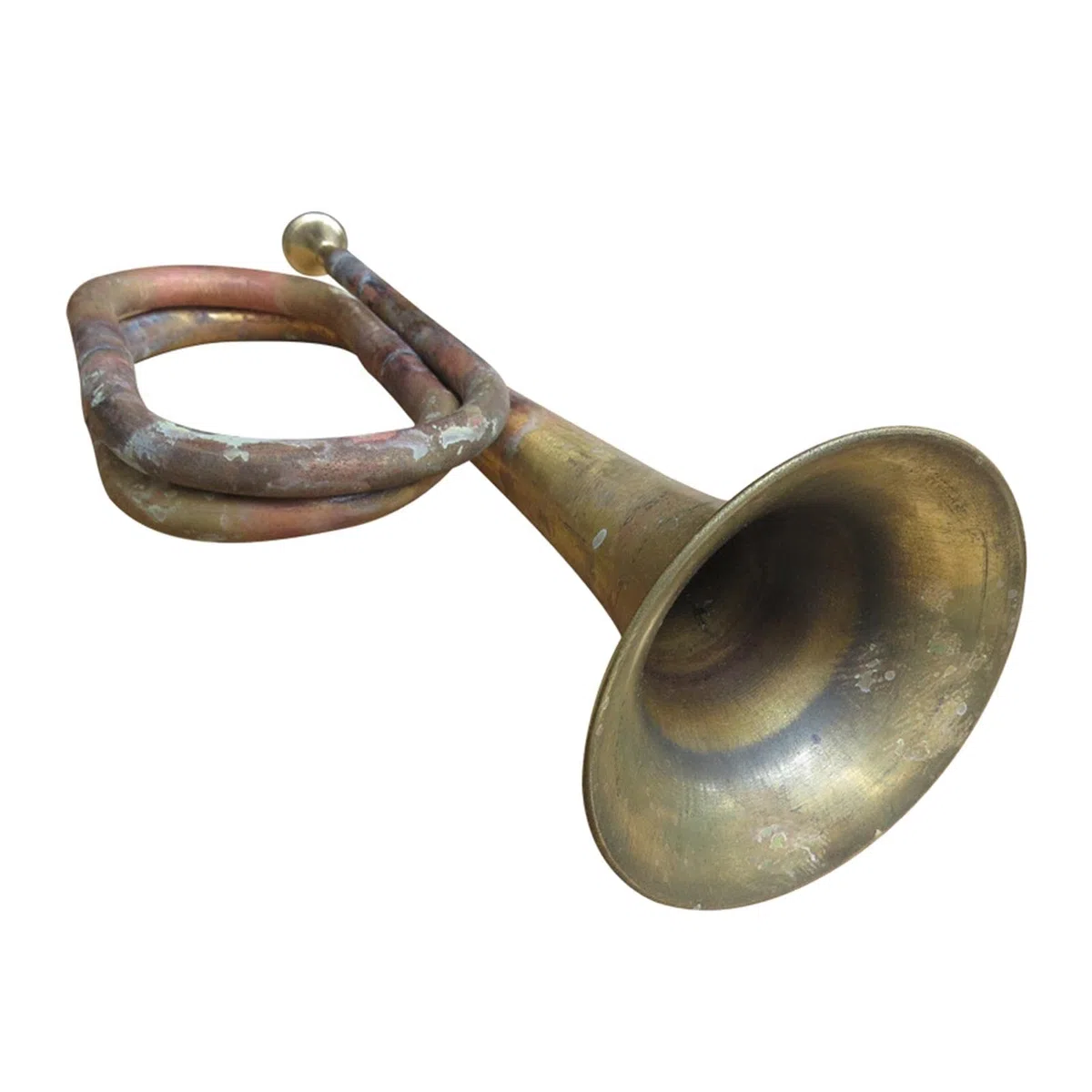 Tromba da marcia per tromba di cavalleria, stile classico retrò, tromba in rame massiccio e ottone, tromba che soffia per orchestra di bande