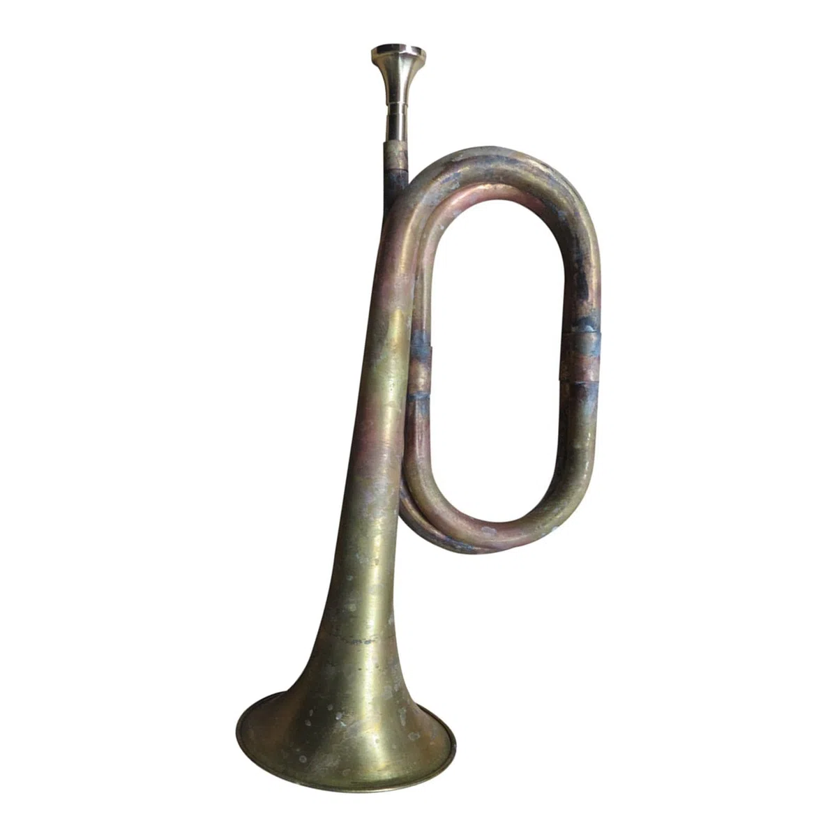 Tromba da marcia per tromba di cavalleria, stile classico retrò, tromba in rame massiccio e ottone, tromba che soffia per orchestra di bande