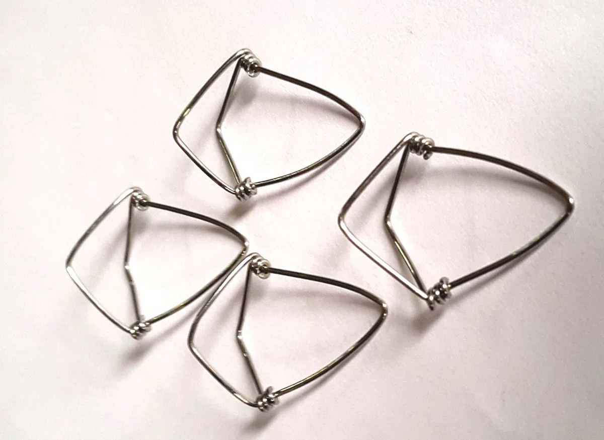 Set di 4 Mizrab, plettro, per sitar, di alta qualità